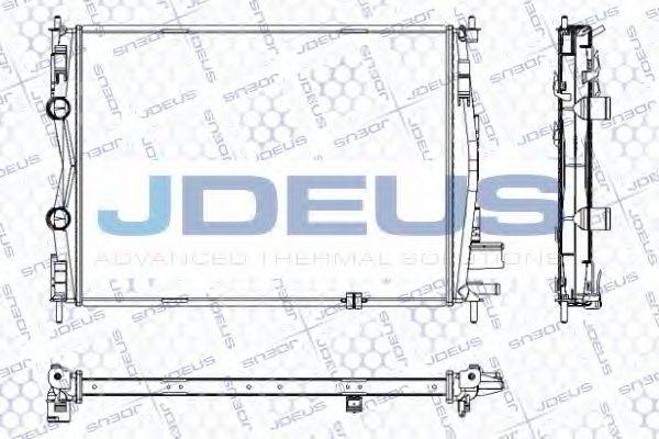 JDEUS RA0190210 Радіатор, охолодження двигуна