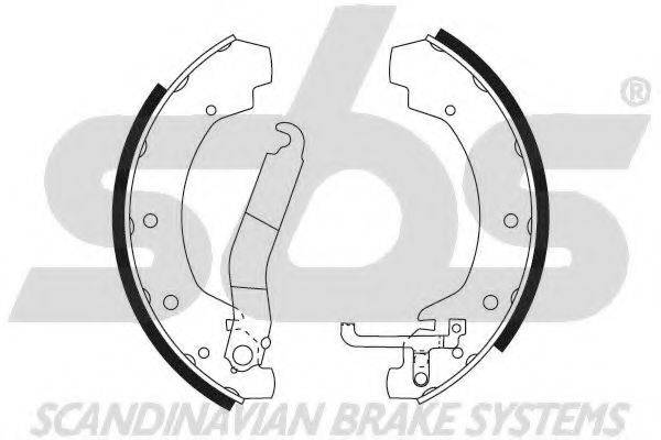 SBS 18492747368 Комплект гальмівних колодок