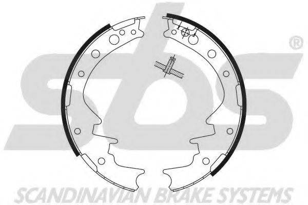 SBS 18492799378 Комплект гальмівних колодок