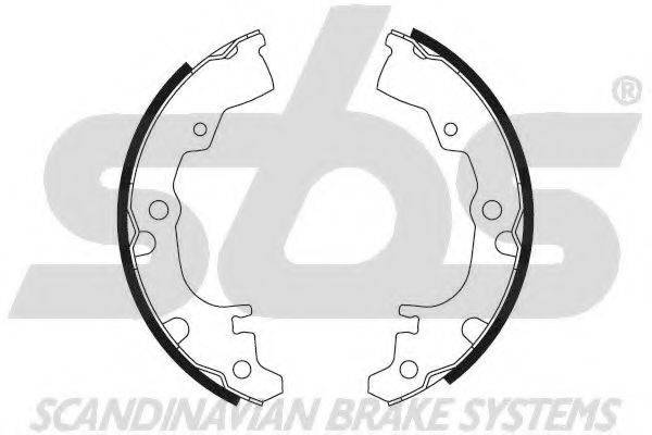SBS 18492751414 Комплект гальмівних колодок