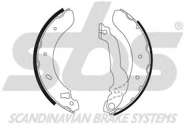SBS 18492725537 Комплект гальмівних колодок