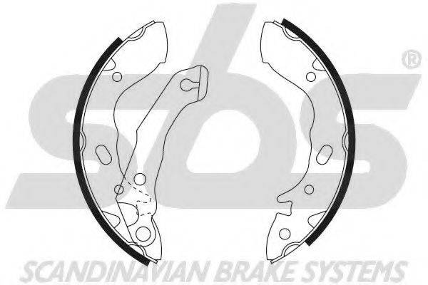 SBS 18492734560 Комплект гальмівних колодок