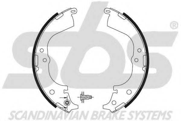 SBS 18492745591 Комплект гальмівних колодок