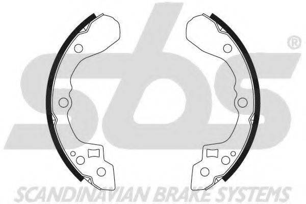 SBS 18492735679 Комплект гальмівних колодок