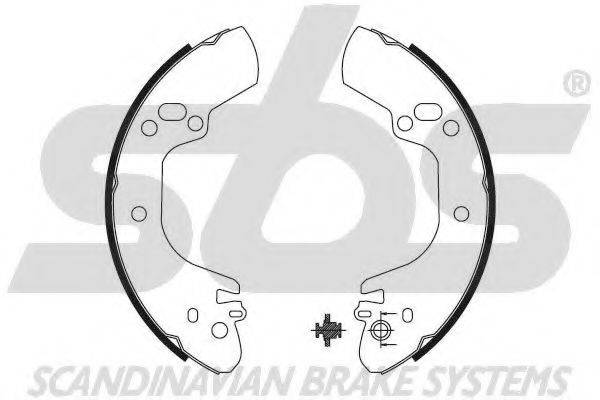 SBS 18492736726 Комплект гальмівних колодок