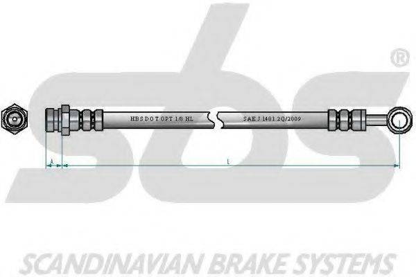SBS 1330853491 Гальмівний шланг