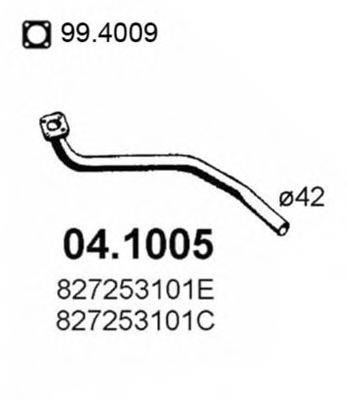 ASSO 041005 Труба вихлопного газу