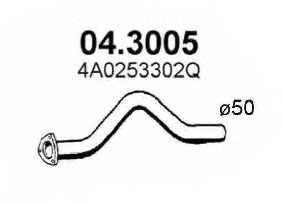 ASSO 043005 Труба вихлопного газу