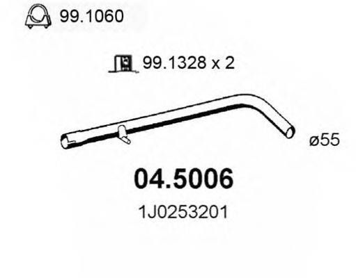 ASSO 045006 Труба вихлопного газу