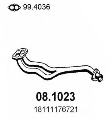 ASSO 081023 Труба вихлопного газу