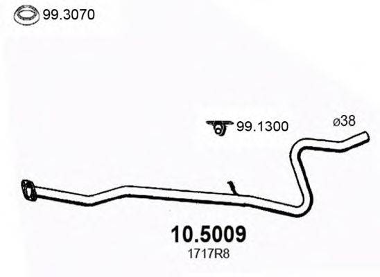 ASSO 105009 Труба вихлопного газу