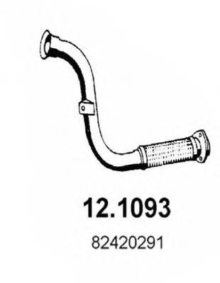 ASSO 121093 Труба вихлопного газу