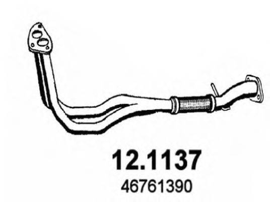 ASSO 121137 Труба вихлопного газу