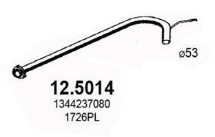 ASSO 125014 Труба вихлопного газу