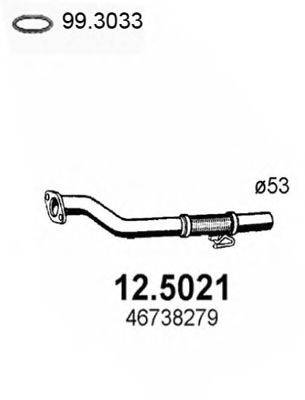 ASSO 125021 Труба вихлопного газу