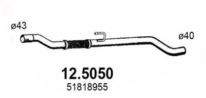 ASSO 125050 Труба вихлопного газу