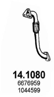 ASSO 141080 Труба вихлопного газу