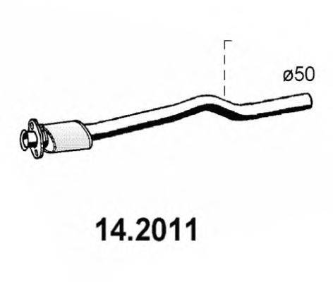 ASSO 142011 Передглушувач вихлопних газів