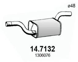 ASSO 147132 Глушник вихлопних газів кінцевий