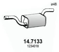 ASSO 147133 Глушник вихлопних газів кінцевий