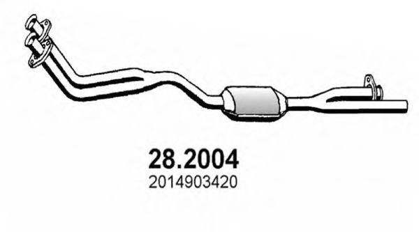 ASSO 282004 Передглушувач вихлопних газів