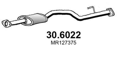 ASSO 306022 Середній глушник вихлопних газів