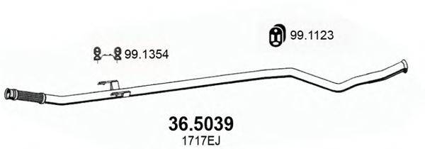 ASSO 365039 Труба вихлопного газу