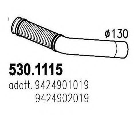 ASSO 5301115 Труба вихлопного газу