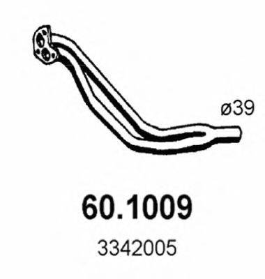 ASSO 601009 Труба вихлопного газу