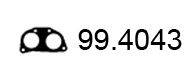 ASSO 994043 Прокладка, труба вихлопного газу
