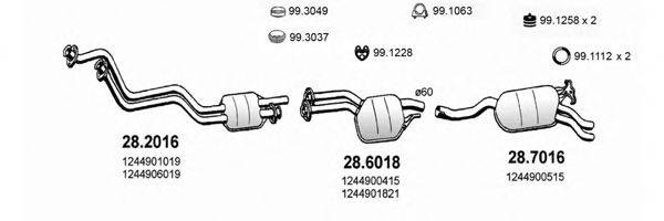 ASSO ART4066 Система випуску ОГ