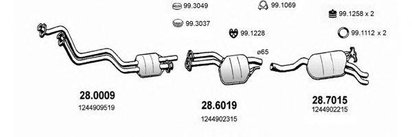 ASSO ART4037 Система випуску ОГ