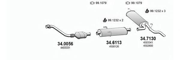 ASSO ART3010 Система випуску ОГ