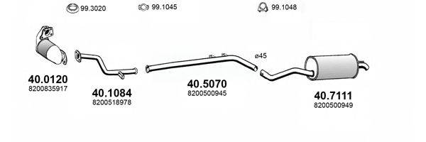 ASSO ART4406 Система випуску ОГ