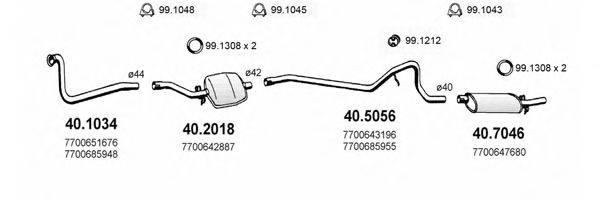 ASSO ART2116 Система випуску ОГ