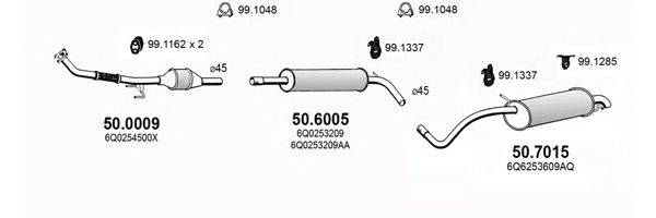 ASSO ART2924 Система випуску ОГ