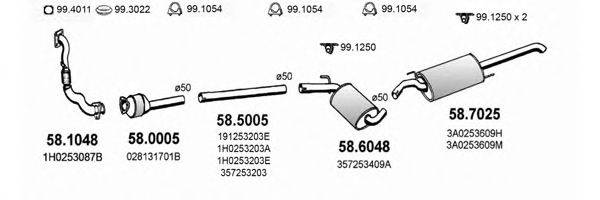 ASSO ART2547 Система випуску ОГ