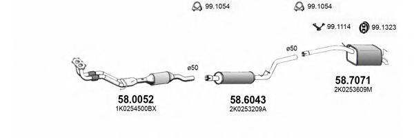 ASSO ART3766 Система випуску ОГ