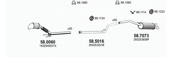 ASSO ART3767 Система випуску ОГ