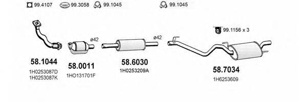 ASSO ART2689 Система випуску ОГ