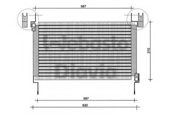 WEBASTO 82D0225006A Конденсатор, кондиціонер