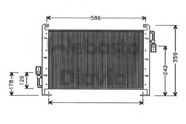 WEBASTO 82D0225245A Конденсатор, кондиціонер