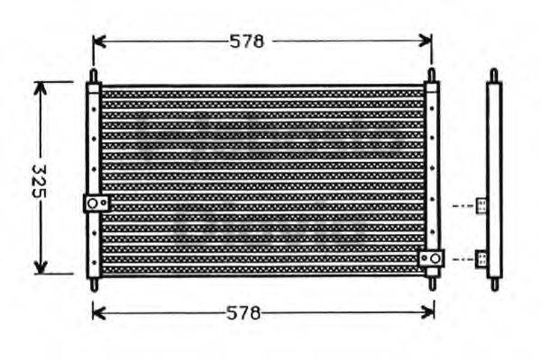 WEBASTO 82D0225280A Конденсатор, кондиціонер