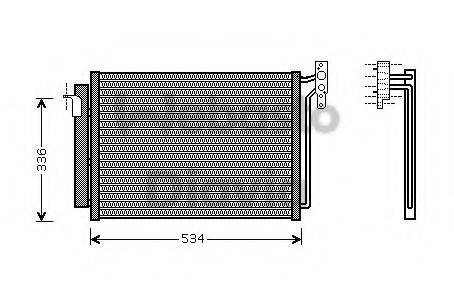 WEBASTO 82D0225485A Конденсатор, кондиціонер