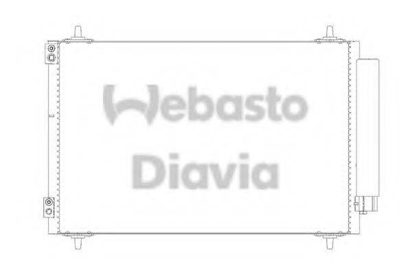 WEBASTO 82D0225677A Конденсатор, кондиціонер