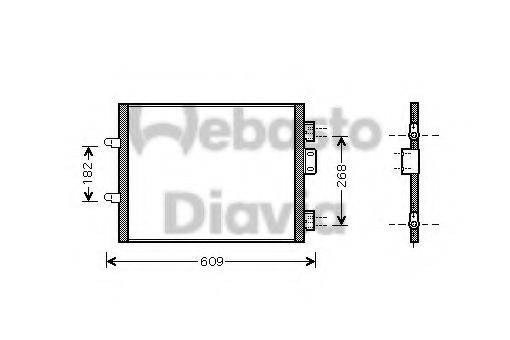 WEBASTO 82D0226180MA Конденсатор, кондиціонер