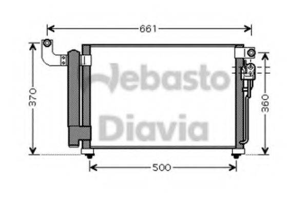 WEBASTO 82D0226226MA Конденсатор, кондиціонер