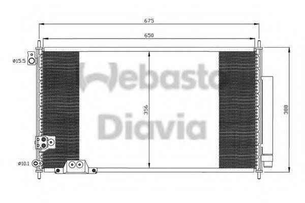 WEBASTO 82D0226257MA Конденсатор, кондиціонер