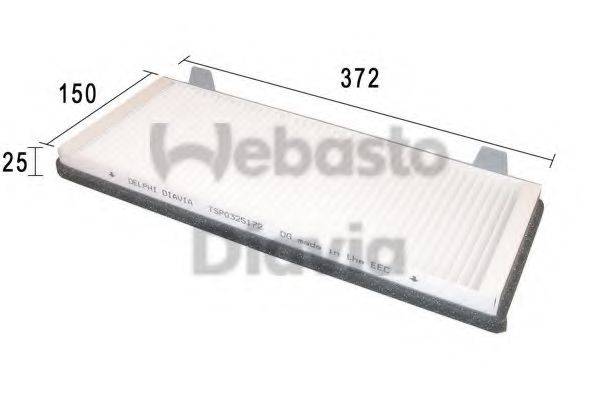 WEBASTO 82D0325172A Фільтр, повітря у внутрішньому просторі