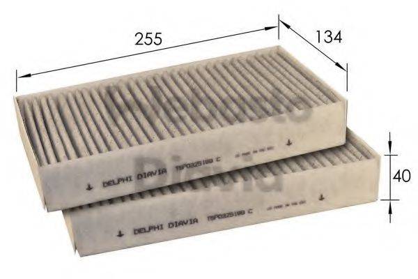 WEBASTO 82D0325199CA Фільтр, повітря у внутрішньому просторі